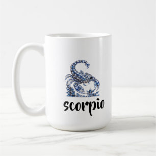 Silver Crystal Scorpio Luxury Collection ✨ Coffee Mug