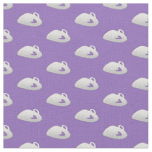 Silver cups on purple fabric