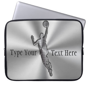 Silver Custom Laptop Sleeves 15.6,  ADD Your TEXT