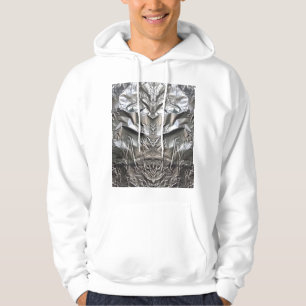 Silver Cyborg - by ID AD Art Gabi Zapf Hoodie