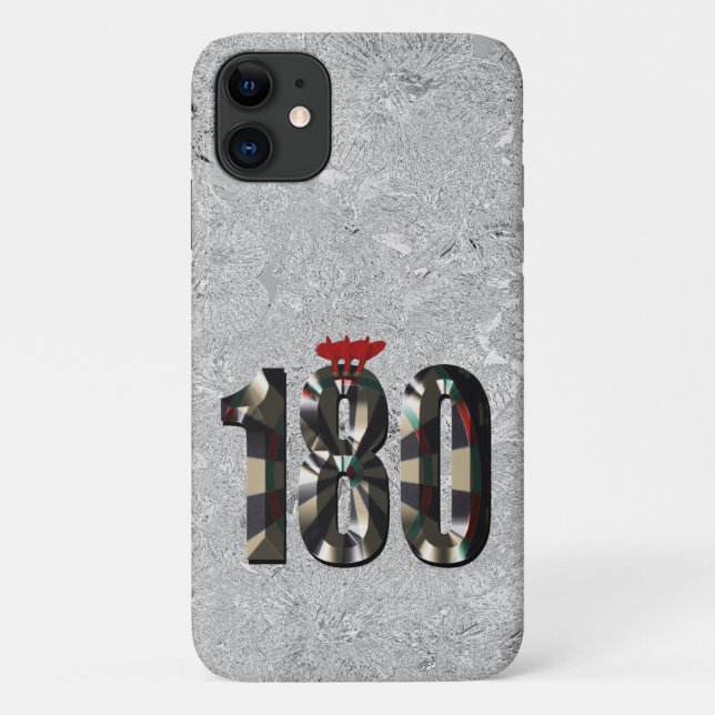 Silver Darts Score 180 Design, Case-Mate iPhone Case (Back)