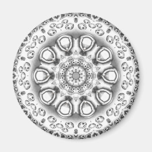 Silver Design Magnet
