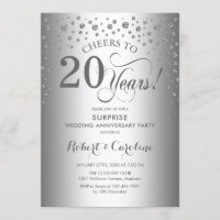 Silver Diamond Surprise 20th Anniversary Party