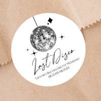 Silver Disco Ball Last Disco Bachelorette Party