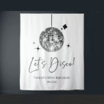 Silver Disco Ball Let's Disco Birthday Party Tapestry<br><div class="desc">This is a Silver Disco Ball Let's Disco Birthday Party Tapestry Backdrop!</div>