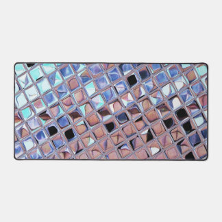 Silver Disco Ball Macro | Retro Mirror Ball Photo Desk Mat