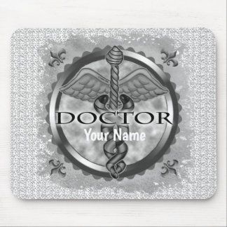 Silver doctor mouse mat