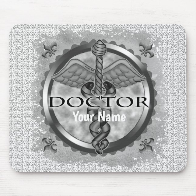 Silver doctor  mouse mat (Front)