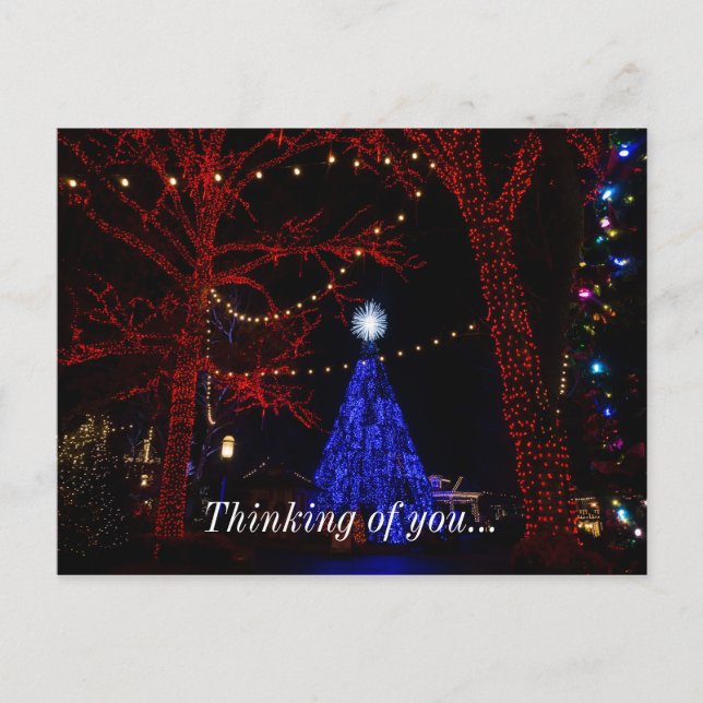 Silver Dollar City Christmas Holiday Postcard (Front)