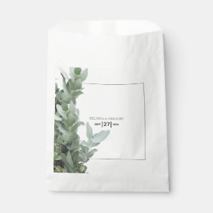 Silver Dollar Eucalyptus Wedding Favour Bags