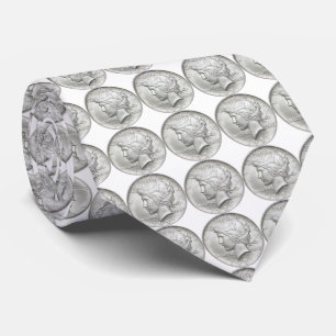 Silver Dollar Tie