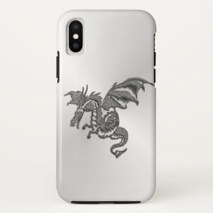 Silver Dragon iPhone XS Case