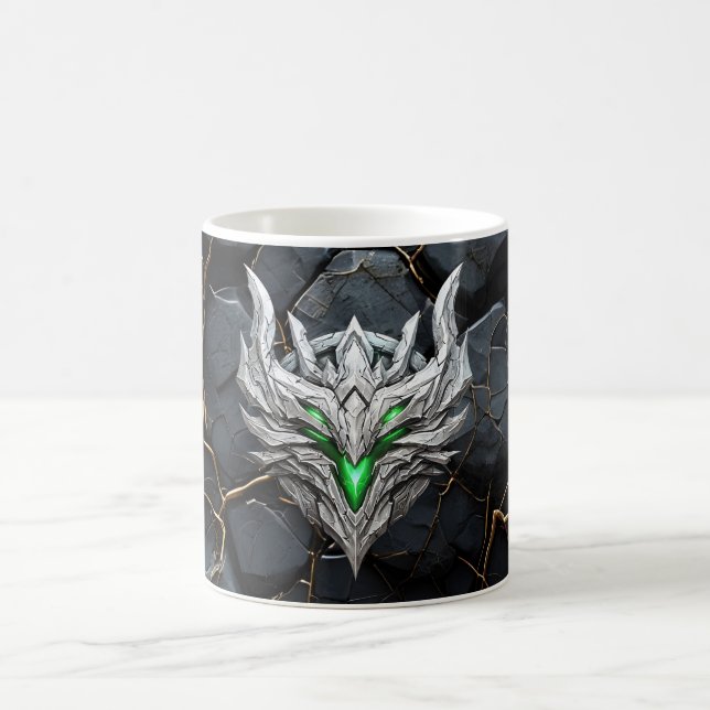 Silver Dragon Emblem Coffee Mug (Center)