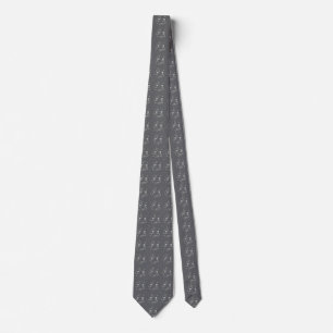 Silver Dragon Tie