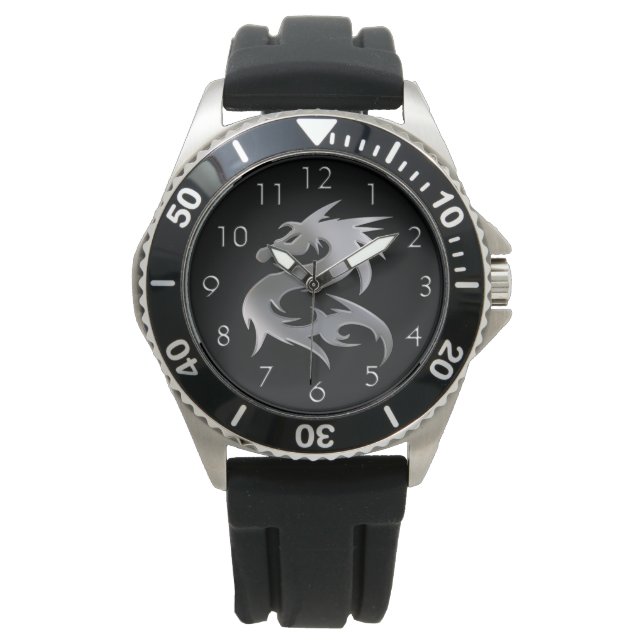 Silver Dragon Watch (Front)
