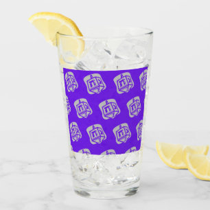 Silver Dreidel Glass