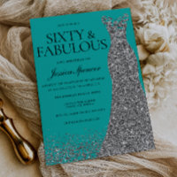 Silver Dress Elegance 60 & Fabulous! 60th Birthday