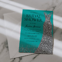 Silver Dress Elegance Bridal Shower