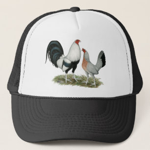Silver Duckwing Gamefowl Trucker Hat