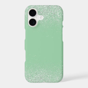 Silver Dust and Green Phone Case