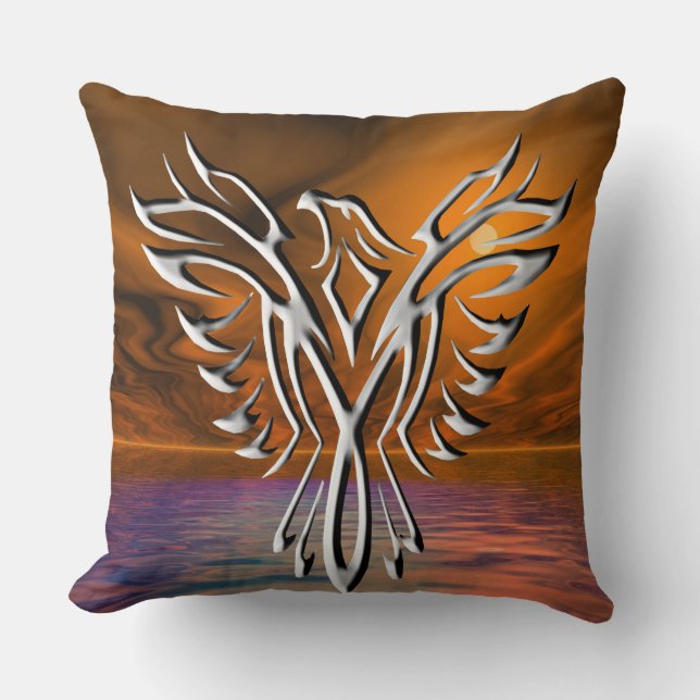 Silver Eagle Cushion (Front)