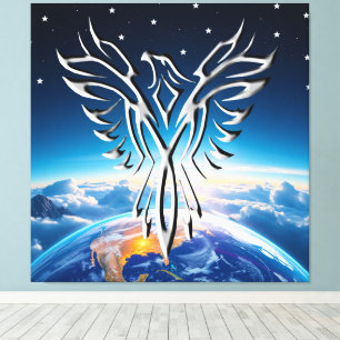 Silver Eagle Sunrise Canvas Print
