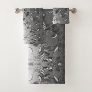 Silver Elegance Bath Towel Set