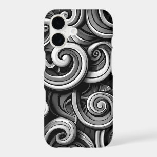 Silver Energy Swirls