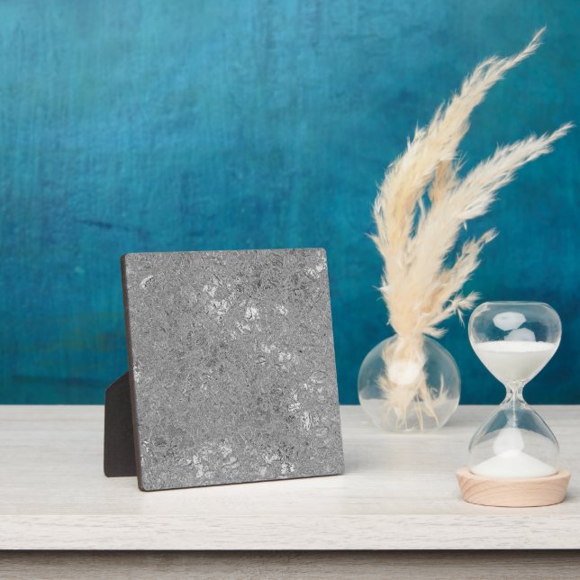 Silver Etched Orchids Design, Plaque (Insitu)