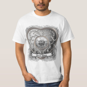 Silver Fairy Heart  t-shirt
