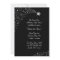 Silver Falling Stars Prom Formal Invitations