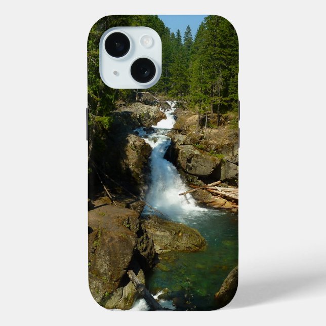 Silver Falls at Mount Rainier National Park Case-Mate iPhone Case (Back)