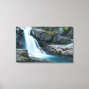 Silver Falls, Mount Rainier National Park Canvas Print