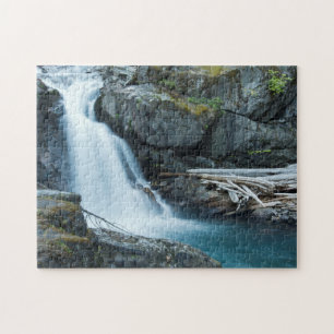 Silver Falls, Mount Rainier National Park Jigsaw Puzzle