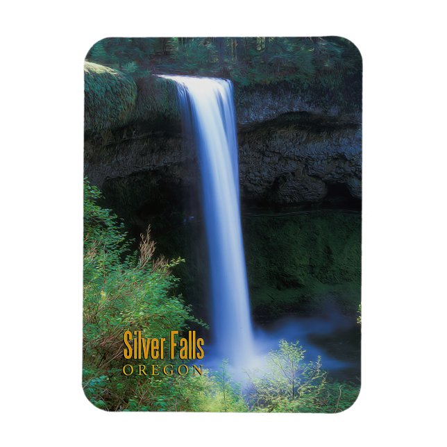 Silver Falls, Oregon Magnet (Vertical)