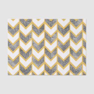 Silver Faux Glitter Custom Tissue Paper