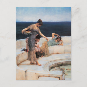 Silver Favourites by Lawrence Alma-Tadema Postcard