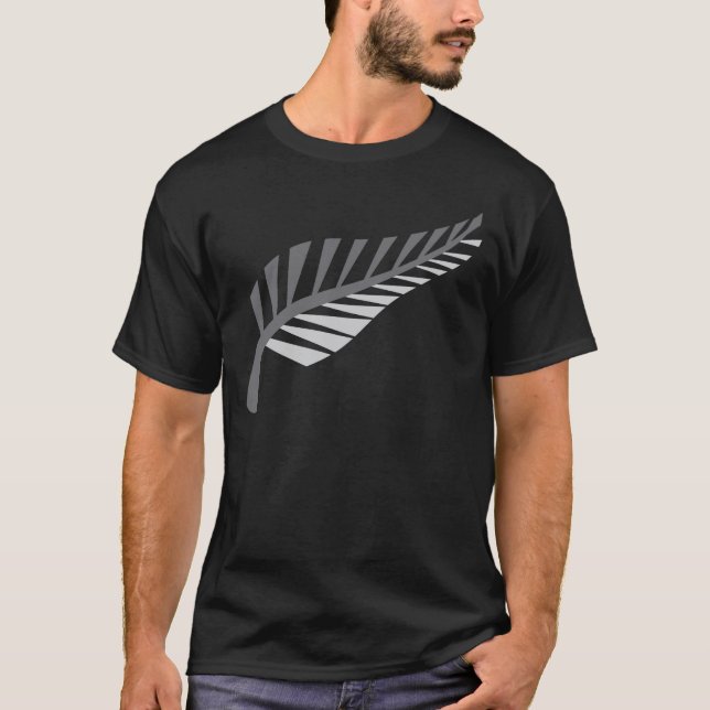 Silver Fern Awesome New Zealand image T-Shirt (Front)