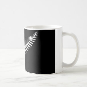 Silver Fern Flag (New Zealand) Coffee Mug