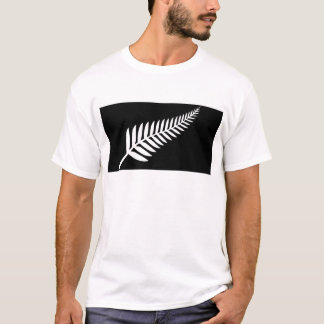 Silver Fern Flag (New Zealand) T-Shirt