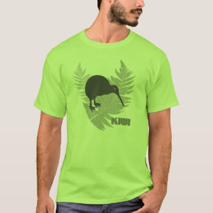 Silver Fern Kiwi Mens T-Shirt