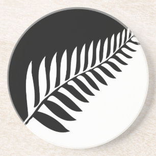 Silver Fern of New Zealand Coaster