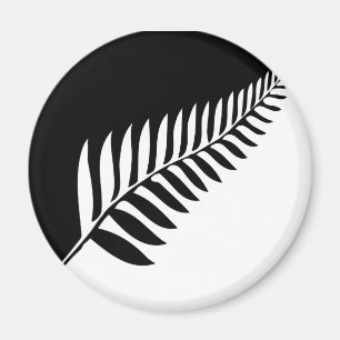 Silver Fern of New Zealand Magnet