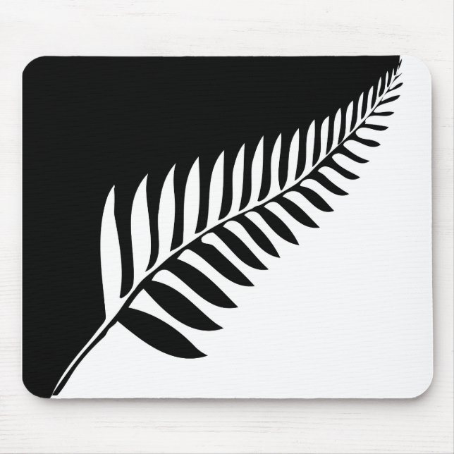 Silver Fern of New Zealand Mouse Mat (Front)