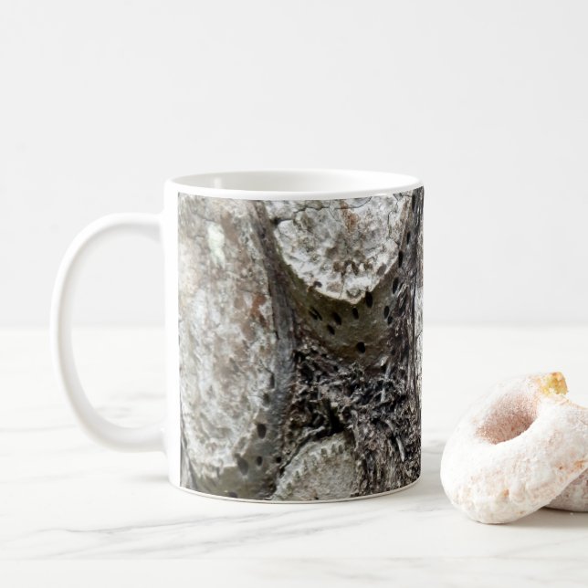 Silver Fern Tree Mug (With Donut)