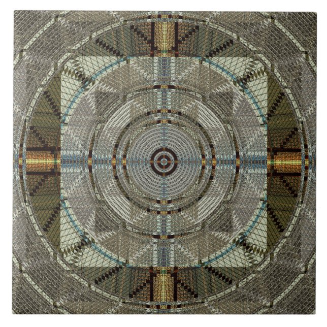 Silver Filigree Tile (Front)