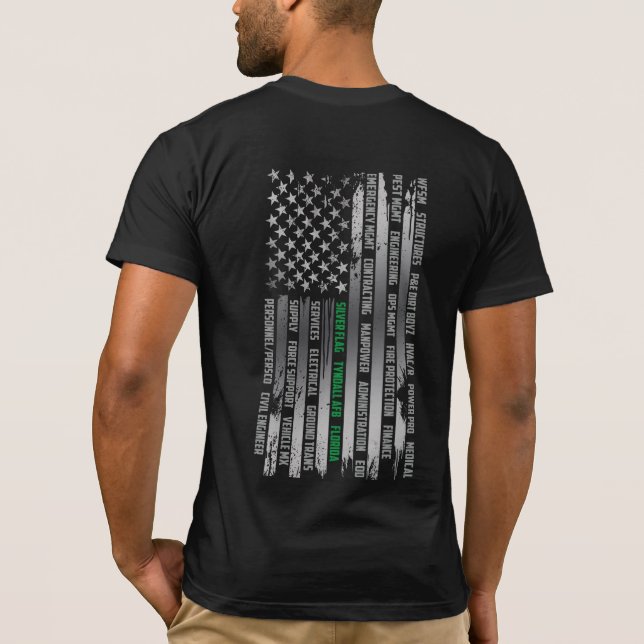SILVER FLAG AFSC T-Shirt (Back)