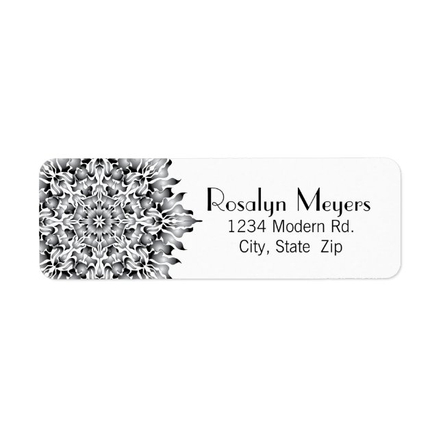 Silver Flame Return Address Labels (Front)