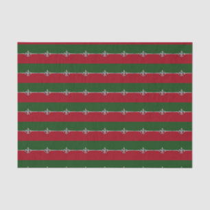 Silver Fleur de Lis Christmas Tissue Paper