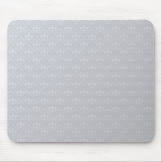 Silver Fleur de Lis Mousepad
